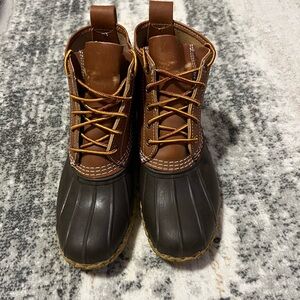 L.L. Bean women’s Brown and Black Rain Boots
